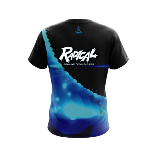 Radical Space Pixel Mountain  CoolWick Bowling Jersey - Image 2