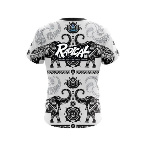 Radical Tribal Elephants CoolWick Bowling Jersey - Image 2