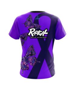 Alternative view of Radical Lupus Cancer CoolWick Bowling Jersey