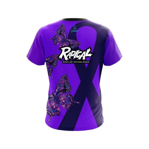 Radical Lupus Cancer CoolWick Bowling Jersey - Image 2