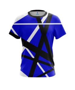 Plain Rocker Blue CoolWick Bowling Jersey