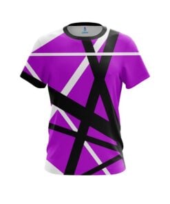 Plain Rocker Purple CoolWick Bowling Jersey