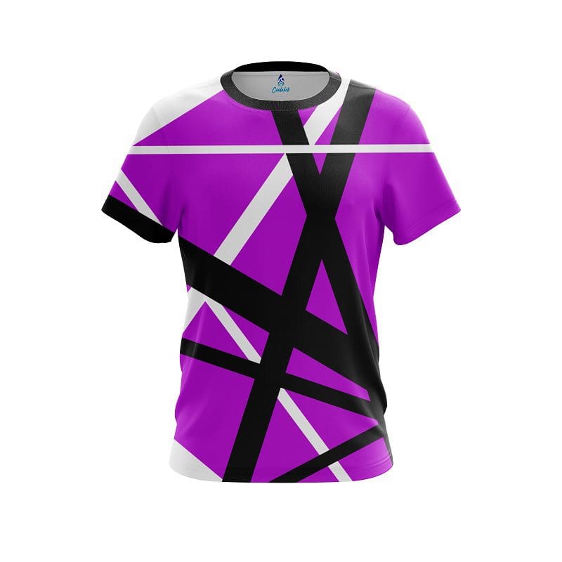 Plain Rocker Purple CoolWick Bowling Jersey
