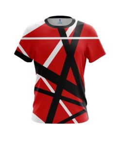 Plain Rocker Red CoolWick Bowling Jersey