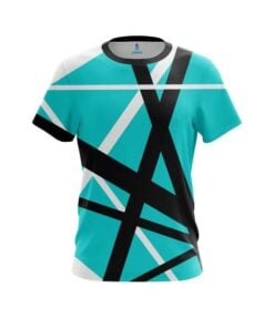 Plain Rocker Teal CoolWick Bowling Jersey