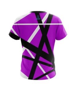 Alternative view of Plain Rocker Purple CoolWick Bowling Jersey
