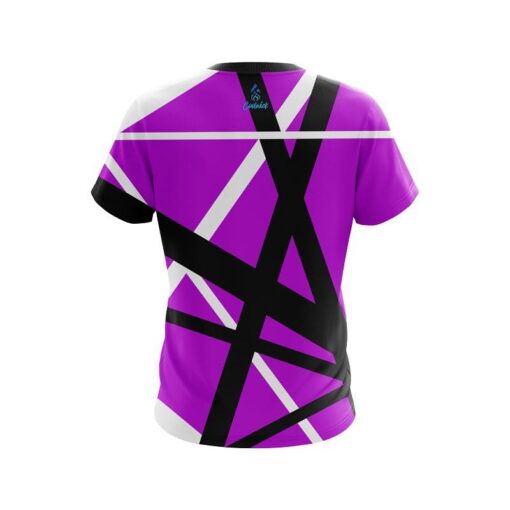 Plain Rocker Purple CoolWick Bowling Jersey - Image 2