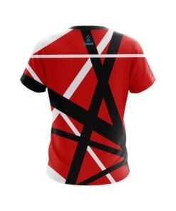 Alternative view of Plain Rocker Red CoolWick Bowling Jersey