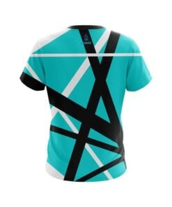 Alternative view of Plain Rocker Teal CoolWick Bowling Jersey
