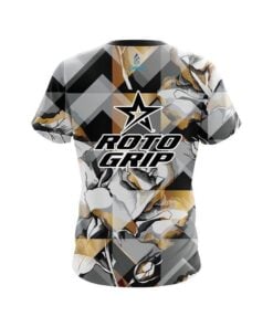 Alternative view of Roto Grip Gold And Black Rose CoolWick Bowling Jersey