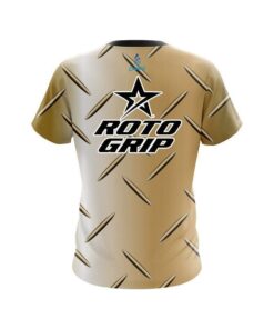 Alternative view of Roto Grip Gold Diamond Plate CoolWick Bowling Jersey