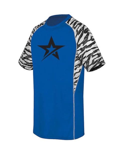 Roto Grip Men's Epic Performance Jersey Bowling Shirt Dri-Fit Royal Blue 