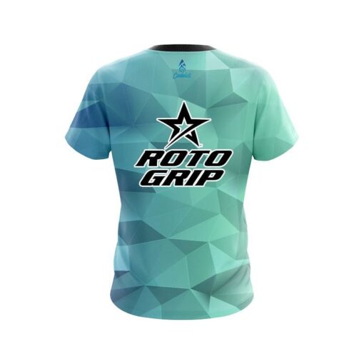 Roto Grip Icy Blue CoolWick Bowling Jersey - Image 2