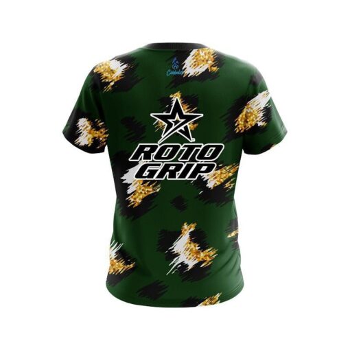 Roto Grip Leopard Print CoolWick Bowling Jersey - Image 2