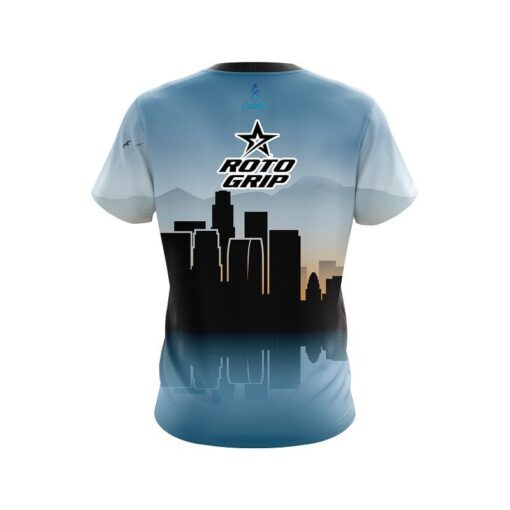 Roto Grip Los Angeles Skyline CoolWick Bowling Jersey - Image 2