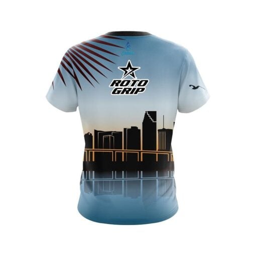 Roto Grip Miami Skyline CoolWick Bowling Jersey - Image 2