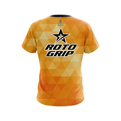 Roto Grip Orange Triangle CoolWick Bowling Jersey - Image 2