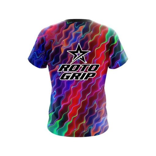 Roto Grip Psychedelic Electric Wave CoolWick Bowling Jersey - Image 2