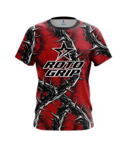 Roto Grip Rock And Roll Red Thorns  CoolWick Bowling Jersey