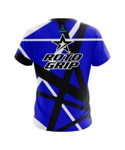 Alternative view of Roto Grip Rocker Blue CoolWick Bowling Jersey