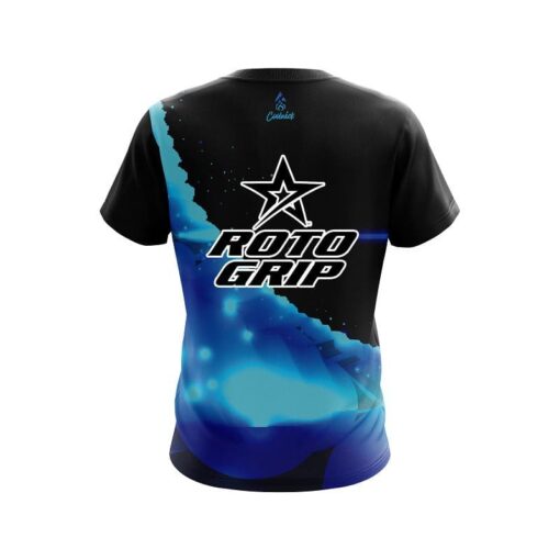 Roto Grip Space Pixel Mountain CoolWick Bowling Jersey - Image 2