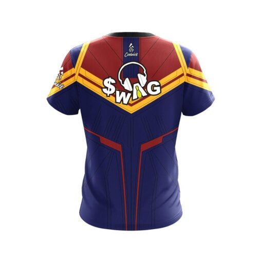 SWAG Super Hero 7 CoolWick Bowling Jersey - Image 2