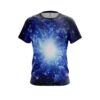 Plain Shattered Glass Blue CoolWick Bowling Jersey