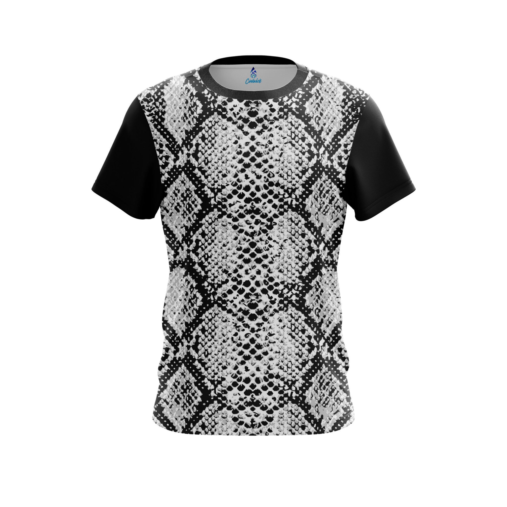 Plain Snake Skin CoolWick Bowling Jersey