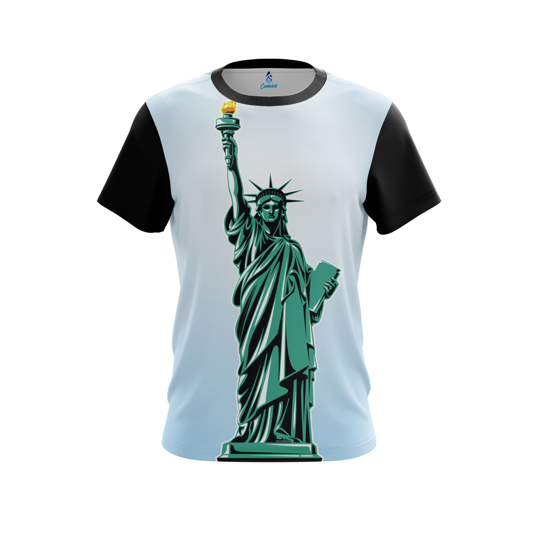 Plain Statue Of Liberty CoolWick Bowling Jersey
