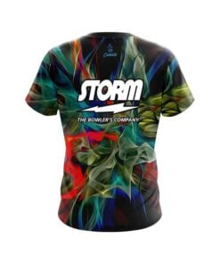 Alternative view of Storm Color Swirl CoolWick Bowling Jersey