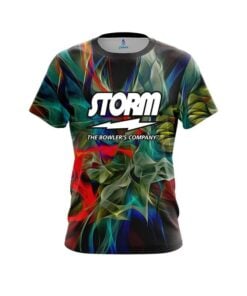 Storm Color Swirl CoolWick Bowling Jersey