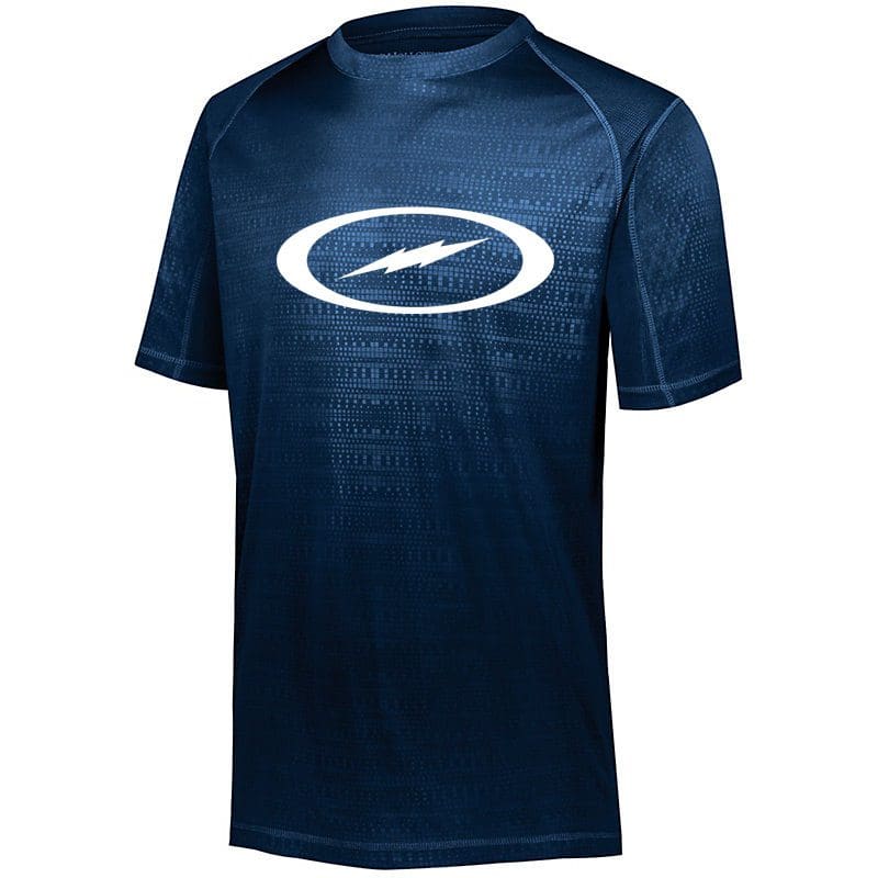 Storm Men's Sync Performance Jersey Bowling Shirt Dri-Fit Power Blue 