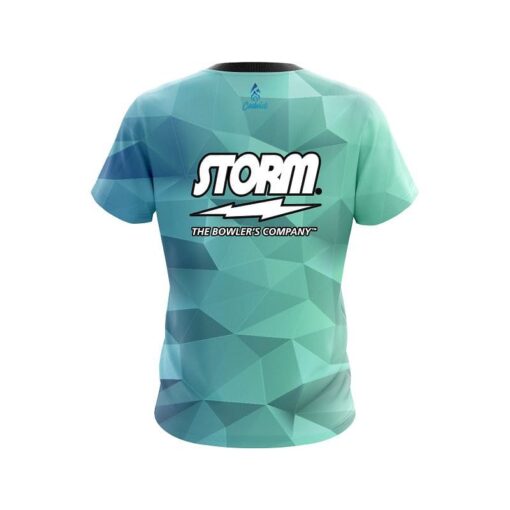Storm Icy Blue CoolWick Bowling Jersey - Image 2