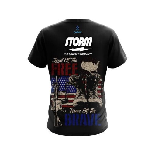 Storm Land Of The Free CoolWick Bowling Jersey - Image 2