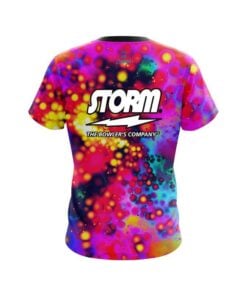 Alternative view of Storm Melting Colors CoolWick Bowling Jersey