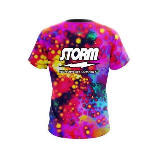 Storm Melting Colors CoolWick Bowling Jersey - Image 2
