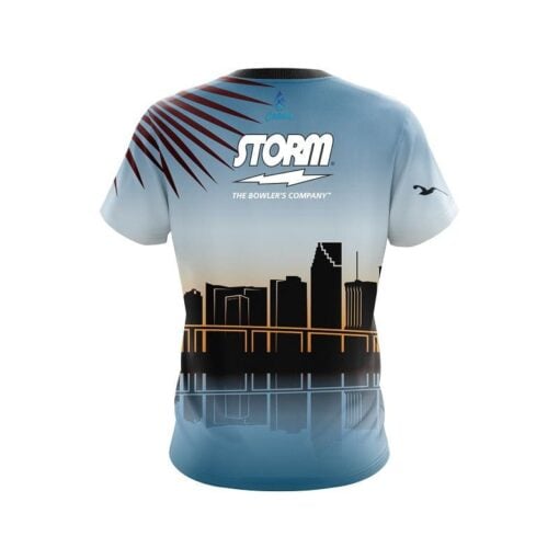 Storm Miami Skyline CoolWick Bowling Jersey - Image 2