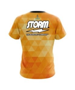 Alternative view of Storm Orange Triangle CoolWick Bowling Jersey