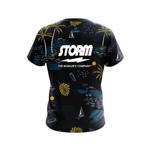 Storm Paradise Island CoolWick Bowling Jersey - Image 2