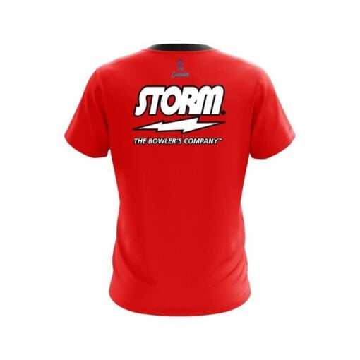 Storm Red CoolWick Bowling Jersey - Image 2