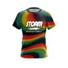 Storm Retro Grunge CoolWick Bowling Jersey