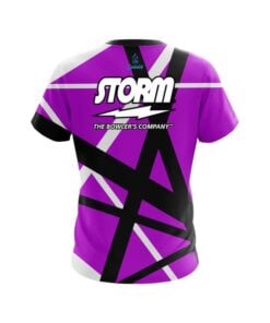 Alternative view of Storm Rocker Purple CoolWick Bowling Jersey