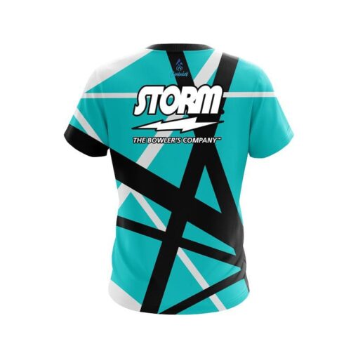 Storm Rocker Teal CoolWick Bowling Jersey - Image 2