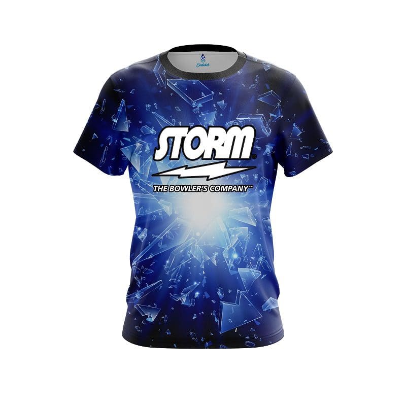 Storm Shattered Glass CoolWick Bowling Jersey