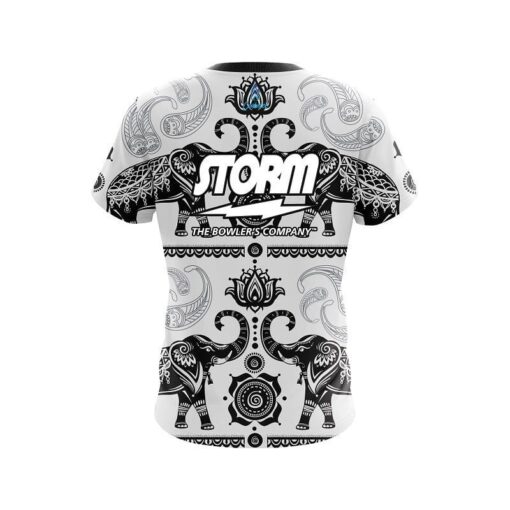 Storm Tribal Elephants CoolWick Bowling Jersey - Image 2