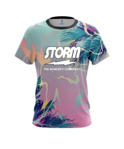 Storm  Tropical Ink Splash  CoolWick Bowling Jersey