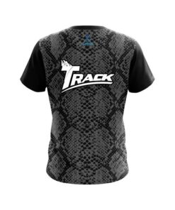 Alternative view of Track Snake Skin Black CoolWick Bowling Jersey