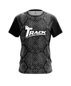Track Snake Skin Black CoolWick Bowling Jersey