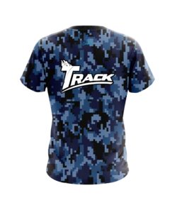 Alternative view of Track Digital Camo Blue CoolWick Bowling Jersey