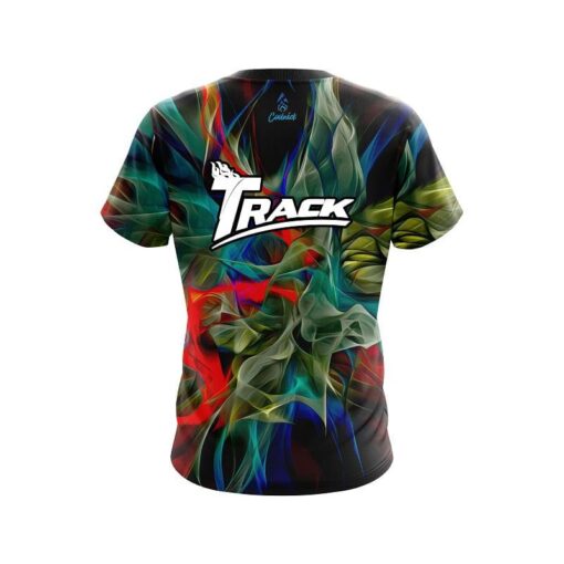 Track Color Swirl CoolWick Bowling Jersey - Image 2